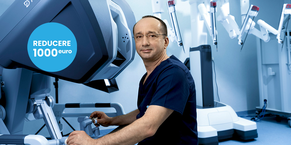 Ofertă chirurgie urologică robotică, reducere de 1000 euro