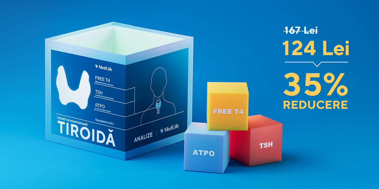 35% reducere la pachetul de monitorizare a tiroidei