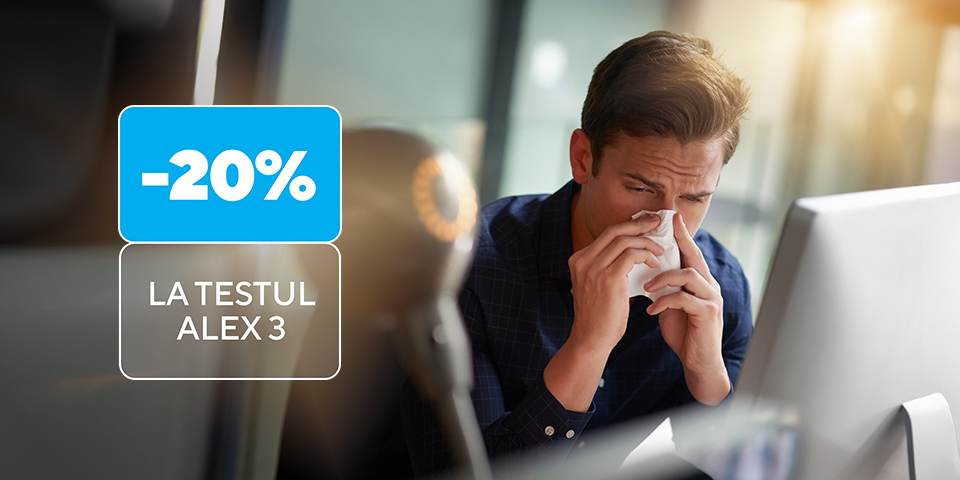 20% reducere la testul ALEX 3