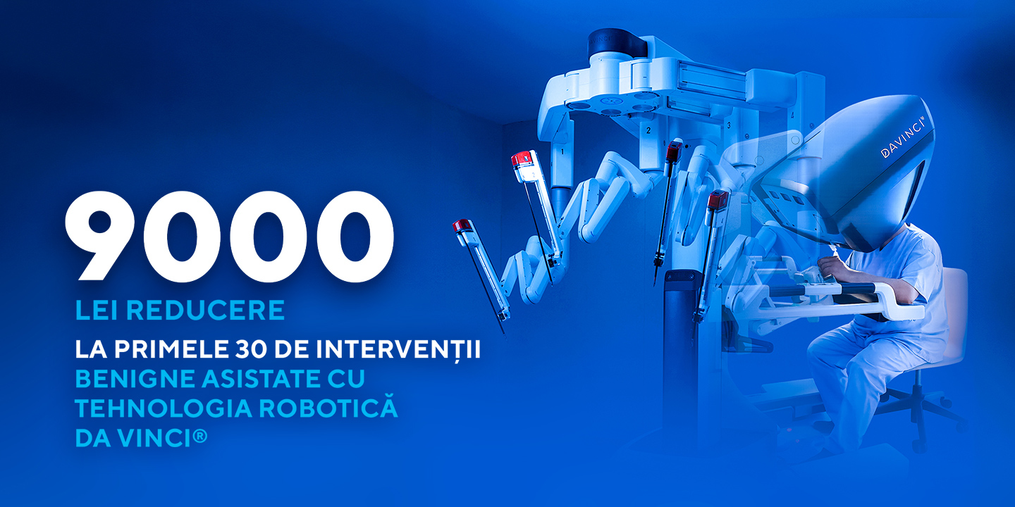 Promoția verii la chirurgia robotică Da Vinci