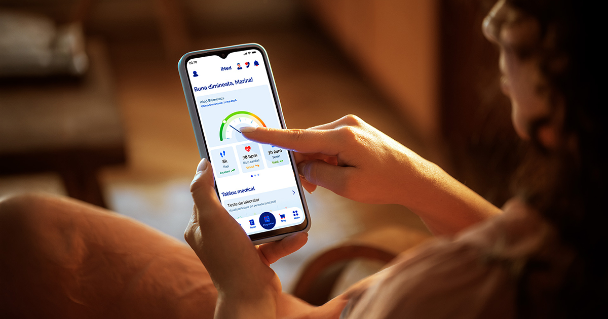 Interfata iMed MedLife app