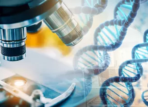 Microscop si ADN uma ca si concept pentru studiul geneticii sa nu avem probleme de UR