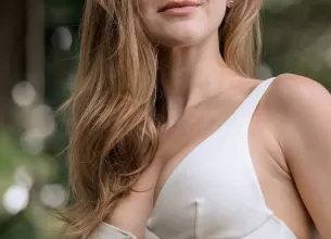 Femeie in sutien ca si concept pentru augmentarea mamara