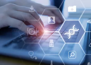 Ilustrare a conceptului de genetica medicala pentru medicina personalizata