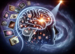 Ilustratie care reprezinta procesul de reconsolidare a memoriei la nivel cerebral