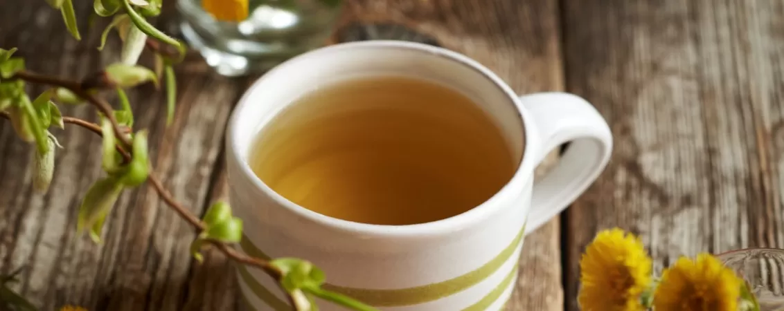 Ceai din flori de podbal