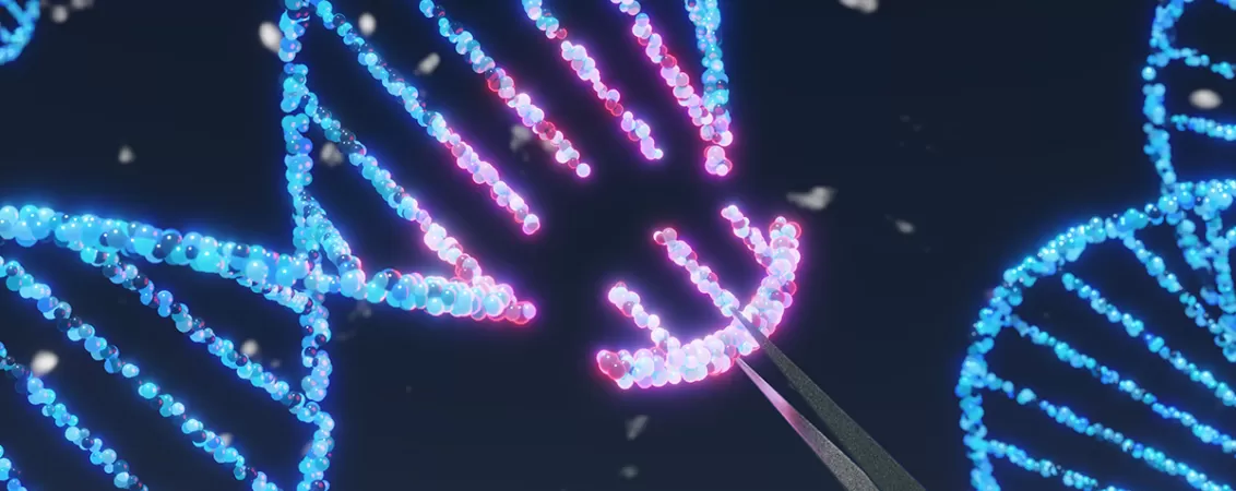 Ilustrație reprezentativa pentru terapia genică