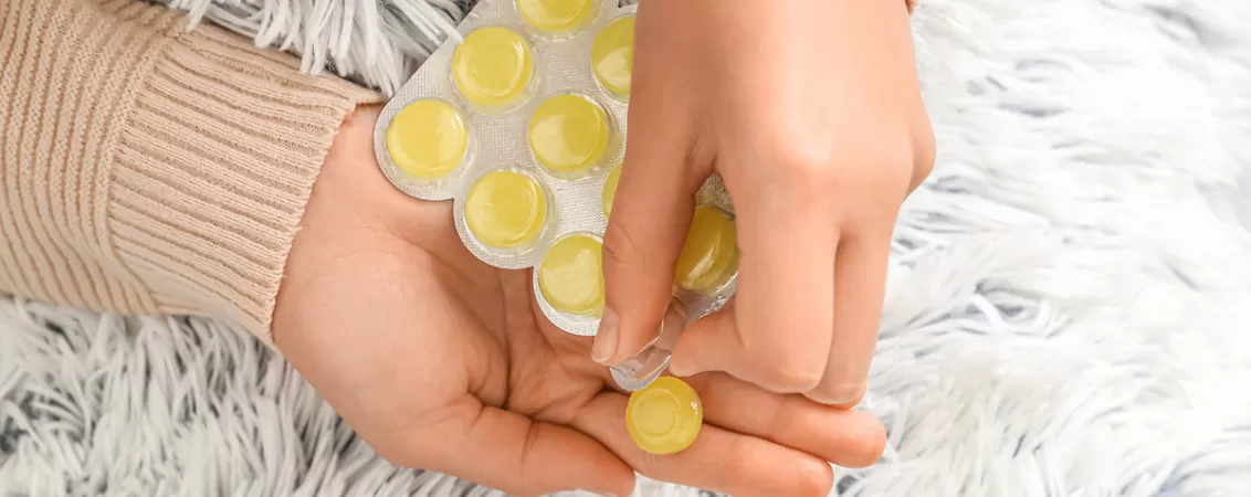 Pastile pentru dureri de gat ce contin benzocaina