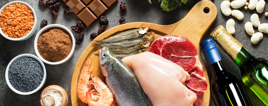 Exemple de alimente recomandate pentru acid uric marit