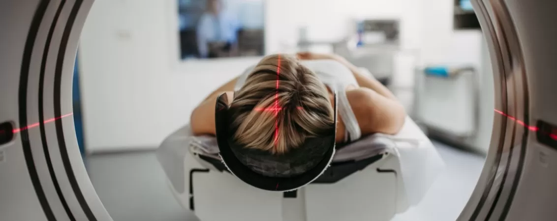 CT la cap dupa accident rutier