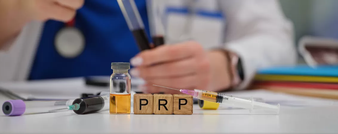 Mostre PRP pentru tratament.