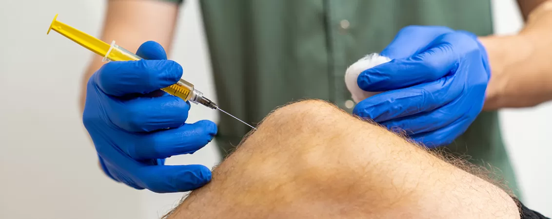 Terapie PRP pentru artroza genunchiului.