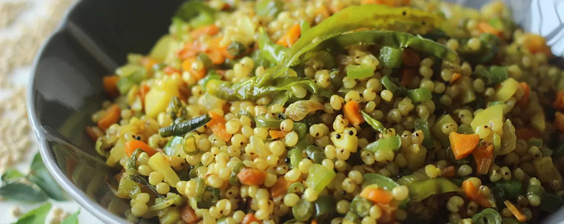 Fel de mancare cu sorg si legume