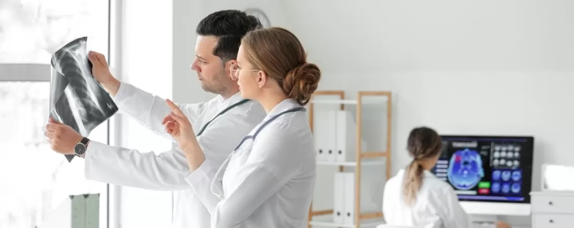 Echipa medicala radiografie la plamani edem pulmonar