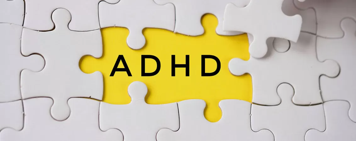 Puzzle cu cuvantul ADHD