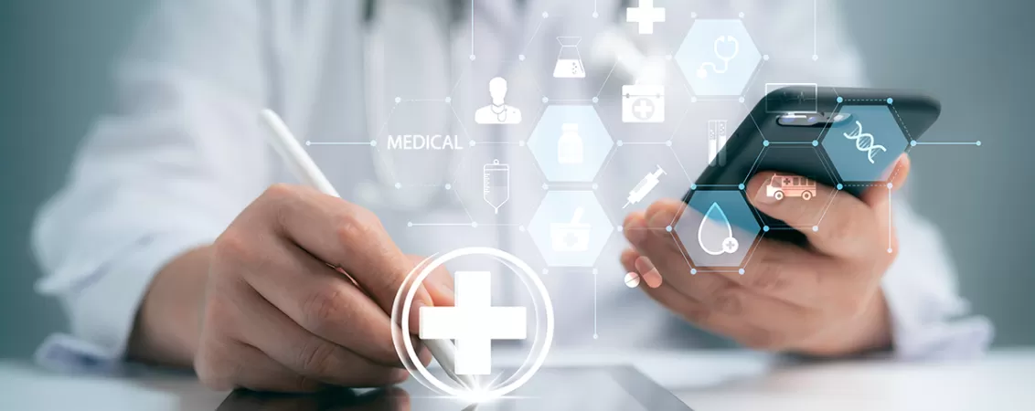 Concept modern de tehnologie medicala utilizata pentru diagnostic si ingrijirea pacientilor