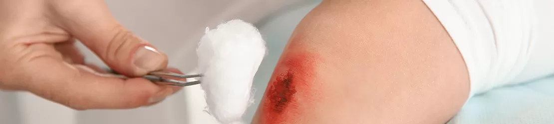 plaga superficial la genunchi