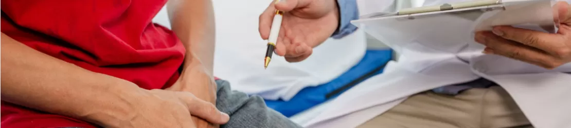 Consult urologic al unui pacient cu epididimita