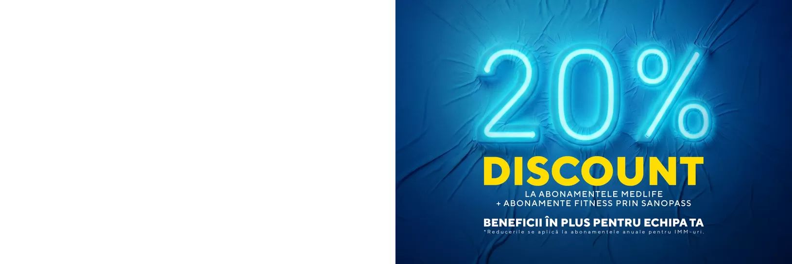 20% reducere abonamente IMM