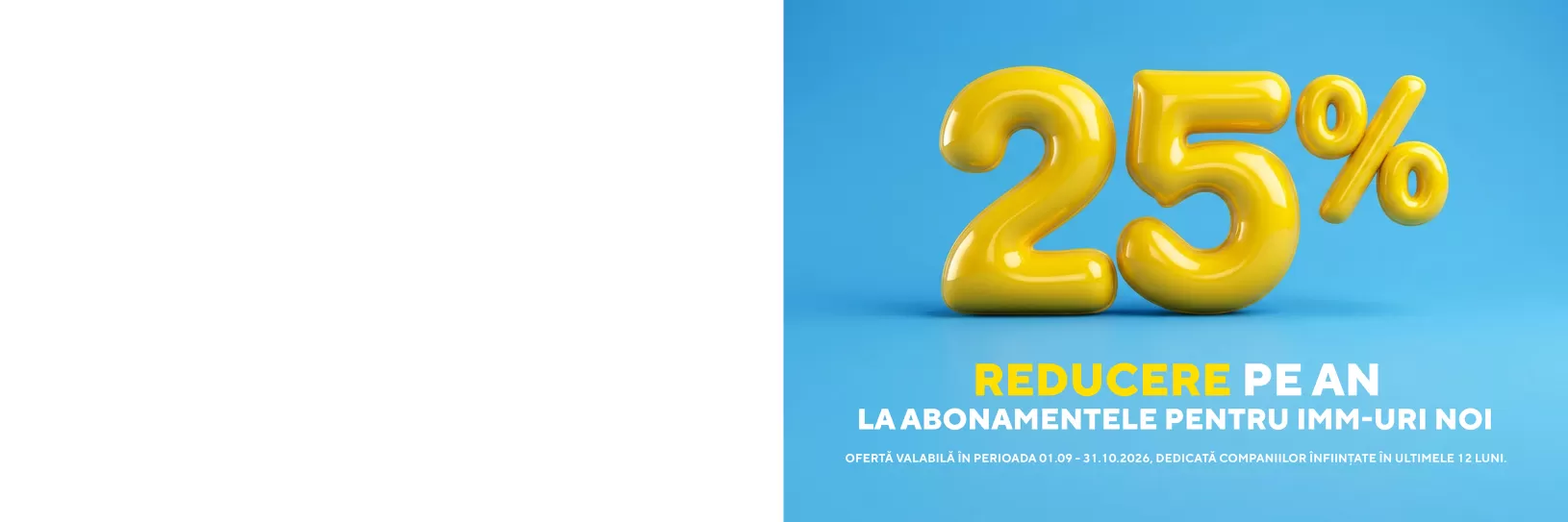 25% reducere abonamente IMM