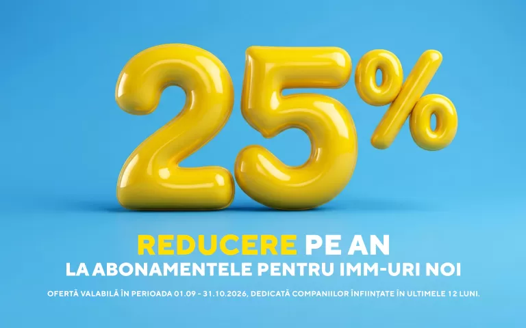 25% reducere abonamente IMM