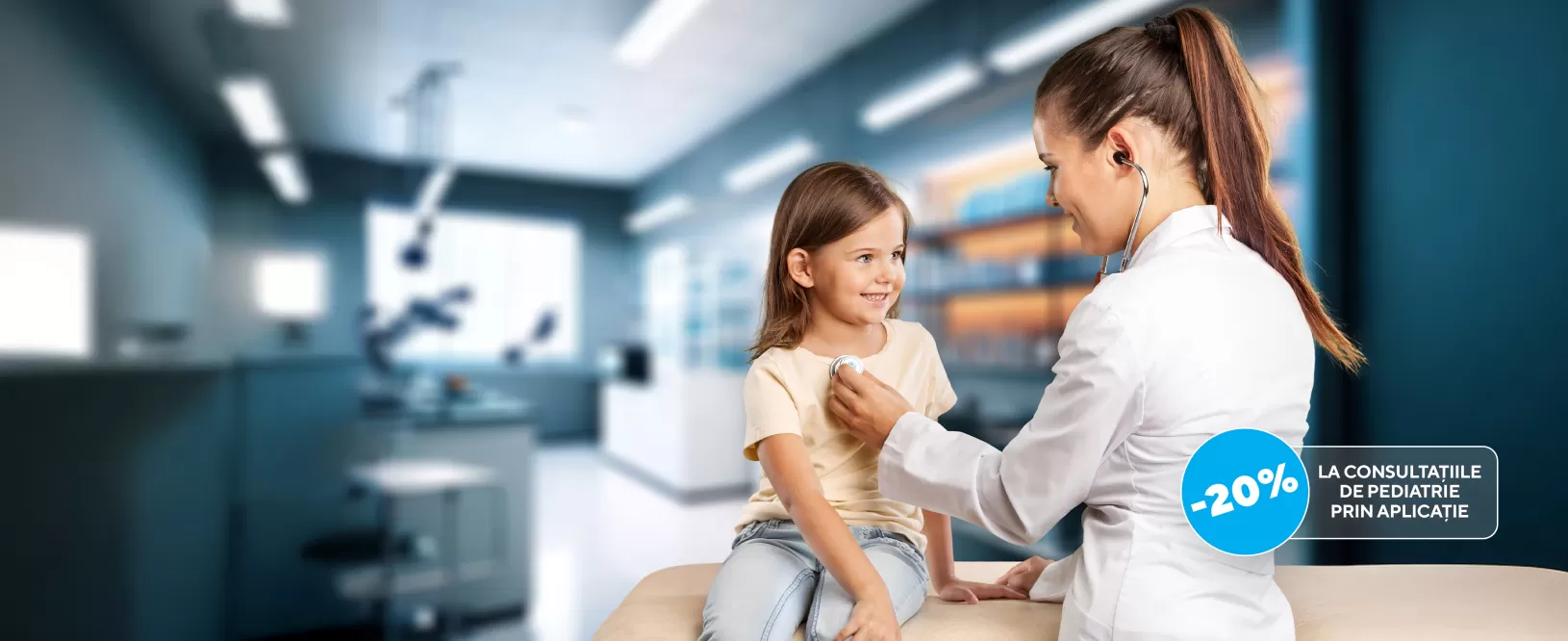 20% reducere la consultatiile de pediatrie